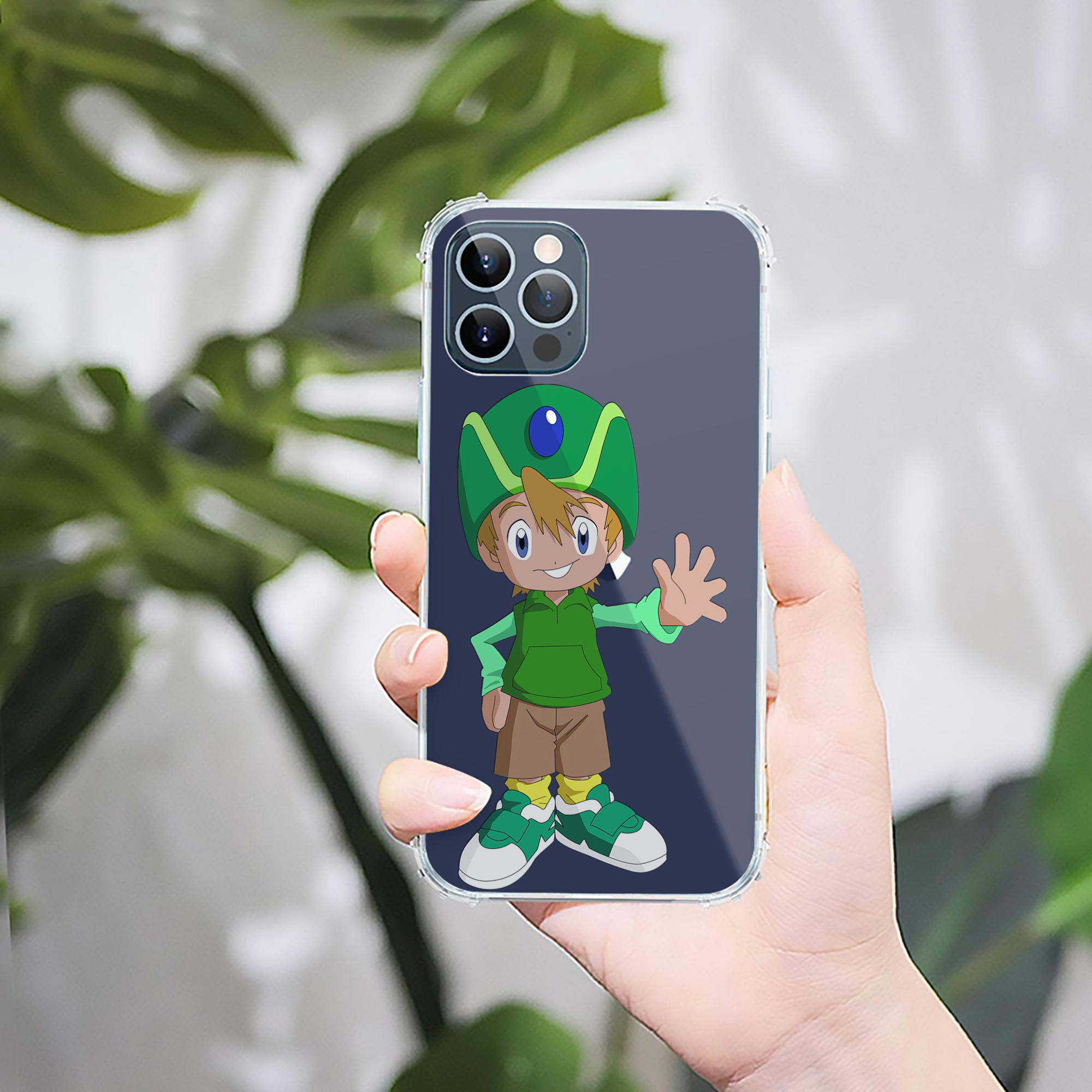 （画像用） Digimon デジタルモンスター/デジモン 【iPhone 12シリーズ対応】透明スマホケース（クリアソフトケース）